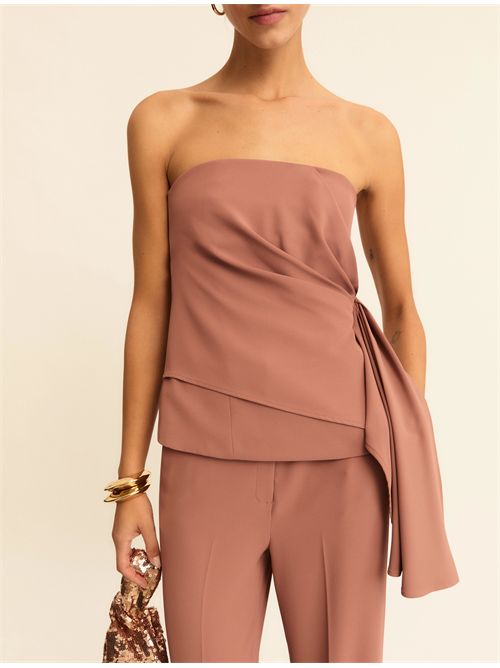 Pantalone stretch e top asimmetrico EMME MARELLA | EMMNIDO407/001